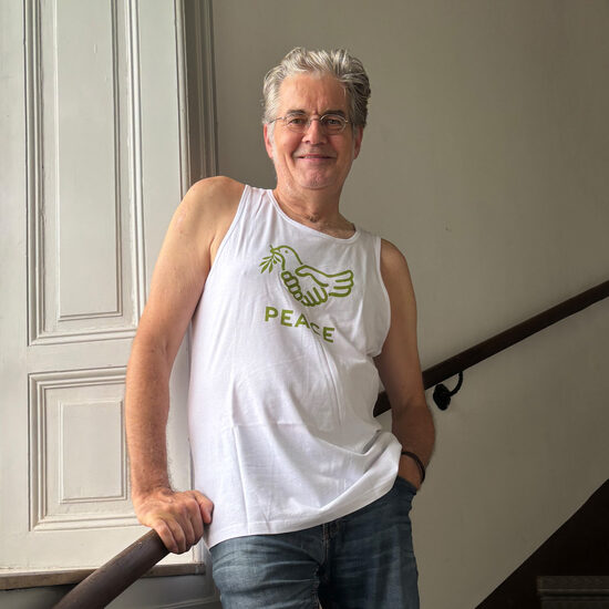 Tanktop »Peace«, Herren, weiß, 2XL